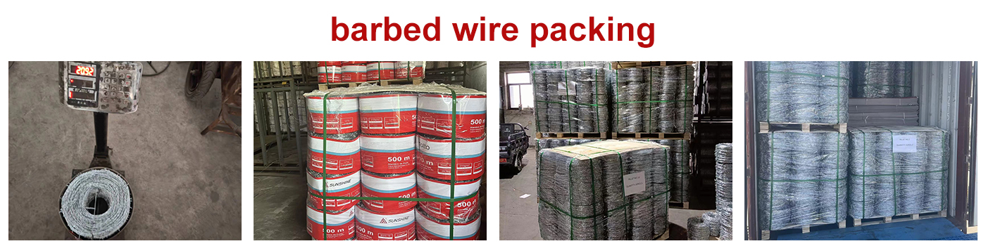 Double twisted BWG 12 gauge thick barbed wire