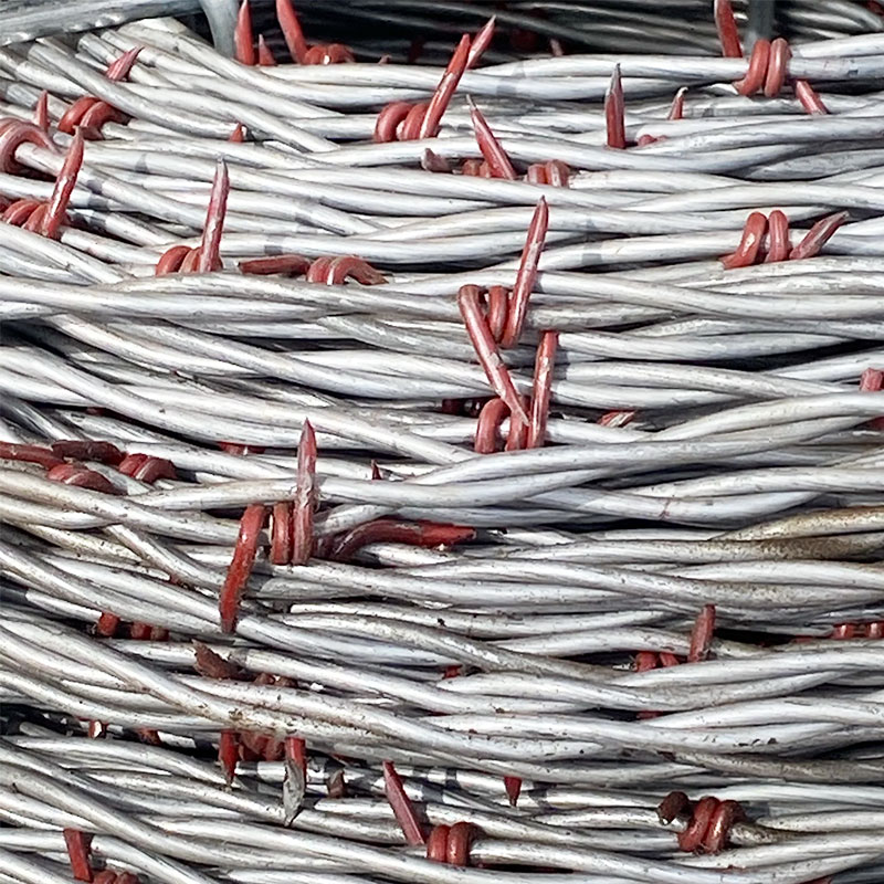 12.5 gauge 14 gauge 15.5 gauge 2 points twisted barbed wire double strand