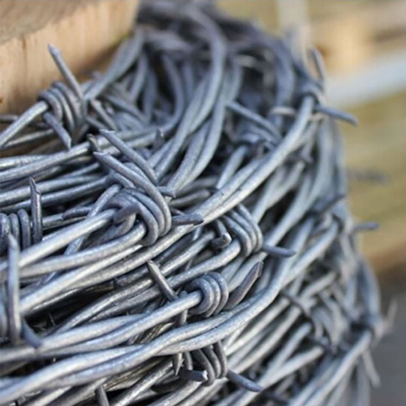 2.5mm 200m 400m 500m mild steel iron wire metal barbed wire fencing