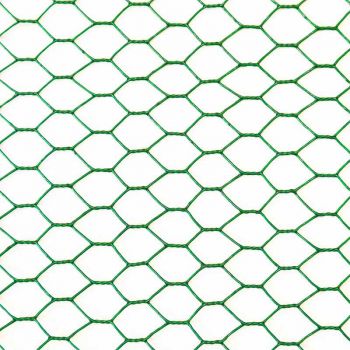 Galvanized hexagonal iron wire mesh with plastic coated
