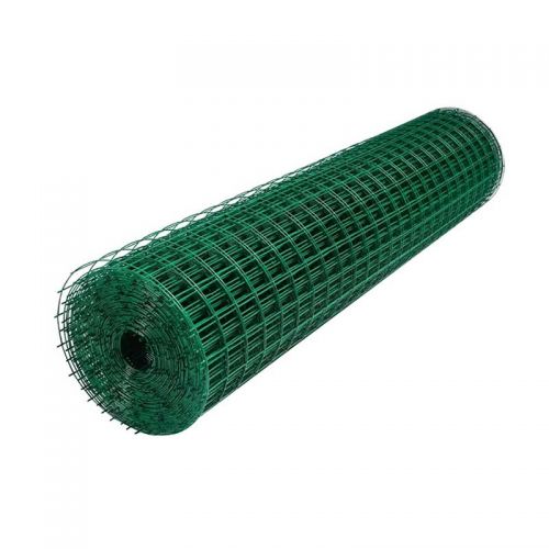 1/4 inch 6mm mesh size green welded wire mesh for sale