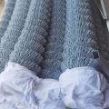 6ft tall × 50ft long galvanized chain link fence rolls