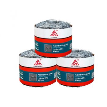 Double twisted BWG 12 gauge thick barbed wire