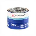 Galvanized anti climb 2 strands 4 points barbed wire fence