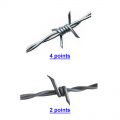 12.5 gauge 14 gauge 15.5 gauge 2 points twisted barbed wire double strand