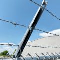 Hot-dipped GI 3 strand barbed iron wire fencing