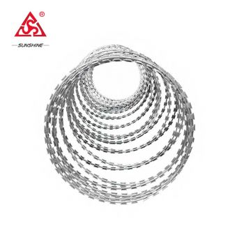 China factory supply flat razor blade wire mesh fencing