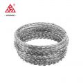 Flat wrap razor wire mesh used for security fencing