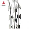 Flat wrap razor wire mesh used for security fencing